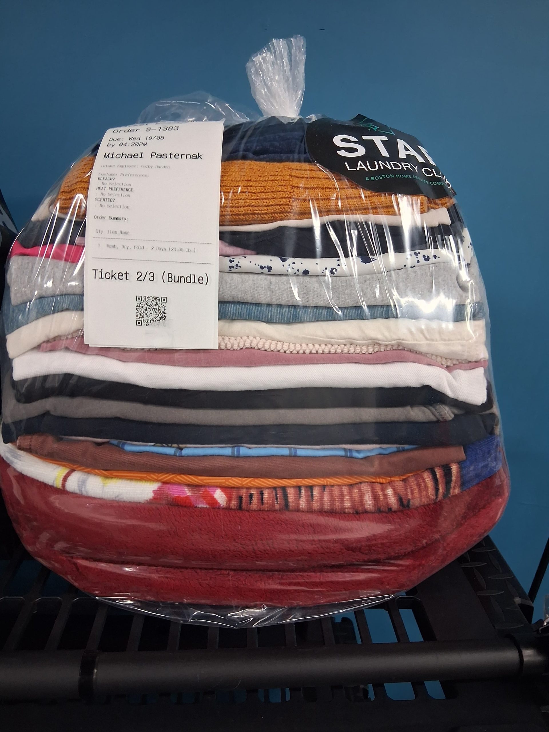 Same day laundry service near Mission Hill Boston Massachusetts